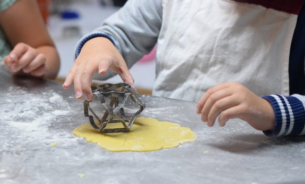 A child baking