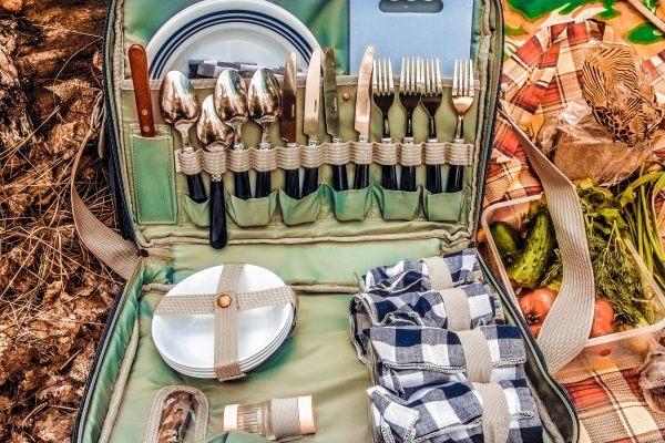 A Spring picnic hamper