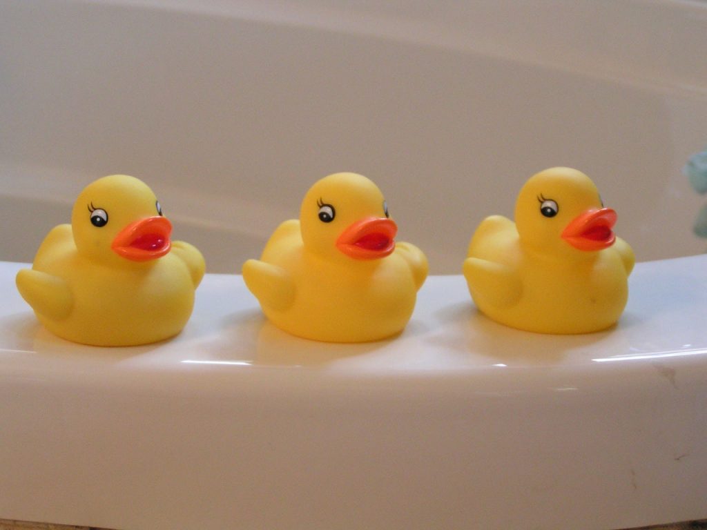 rubber duckies