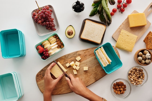 packed lunch to represent preparing your child for starting school